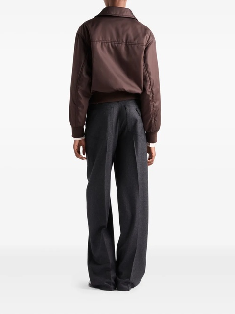 Prada Re-Nylon triangle-logo jacket - Brown - zdjęcie produktu nr 2