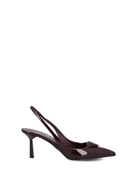 Prada 75mm slingback pumps - Red - zdjęcie produktu nr 2