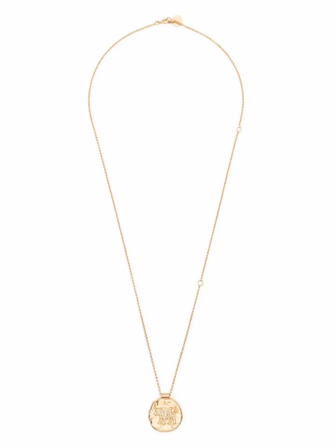 Maje Zodiac medal necklace - Gold - zdjęcie produktu nr 2