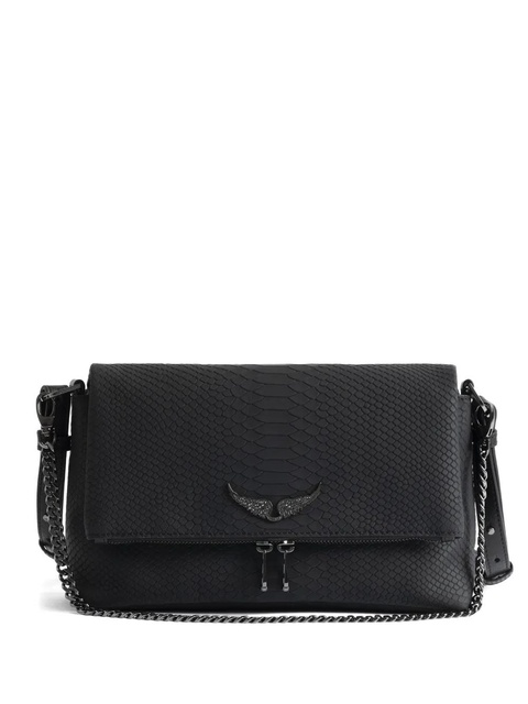 Zadig&Voltaire Rocky II Soft Savage chain-strap satchel bag - Black - zdjęcie produktu nr 1