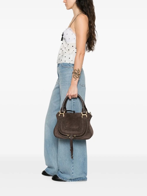 Chloé small Marcie tote bag - Brown - zdjęcie produktu nr 1