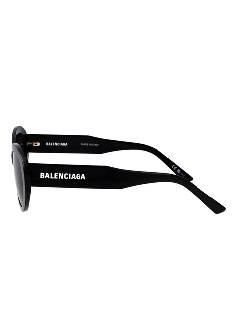 Balenciaga Eyewear oval-frame sunglasses - Black - zdjęcie produktu nr 2