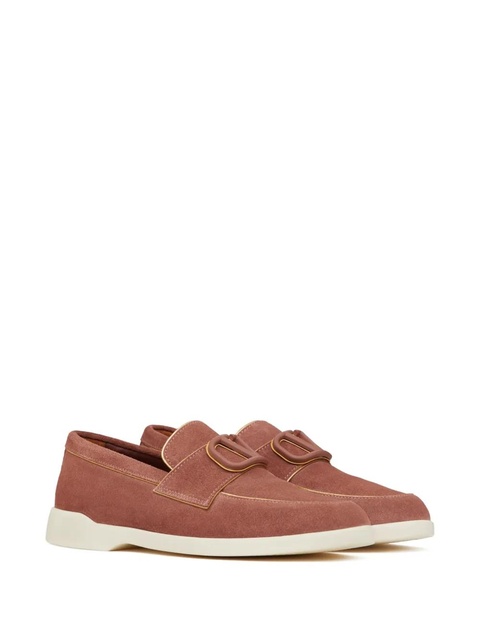 Valentino Garavani Leisure Flows leather loafers - Brown - zdjęcie produktu nr 2