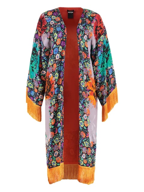 ETRO floral-print coat - Grey - zdjęcie produktu nr 1
