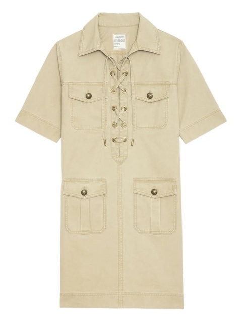 Zadig&Voltaire Record shirt dress - Neutrals - zdjęcie produktu nr 1