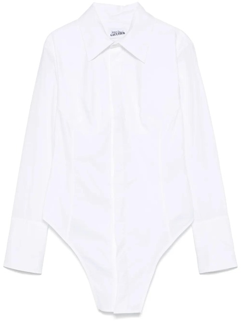 Jean Paul Gaultier poplin bodysuit - White - zdjęcie produktu nr 1