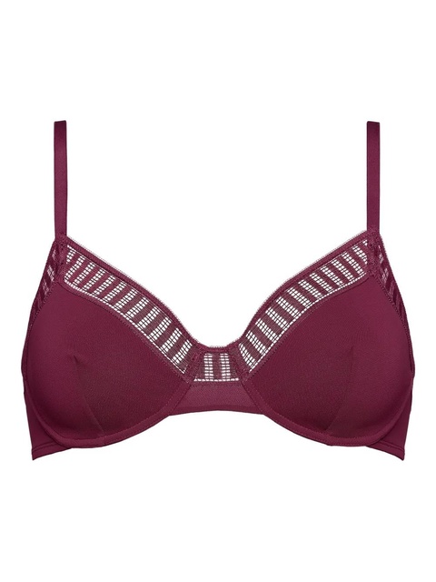ERES stripe-lace bra - Purple - zdjęcie produktu nr 1