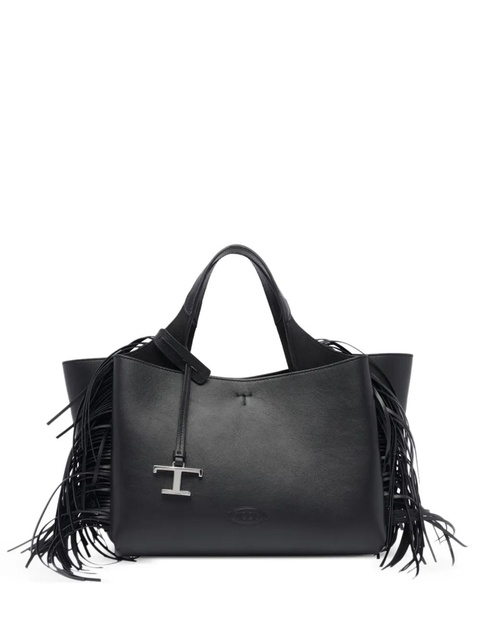 Tod's fringed tote bag - Black - zdjęcie produktu nr 2