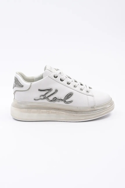 Karl Lagerfeld sneakersy skórzane KAPRI KUSHION kolor biały KL62610H - zdjęcie produktu nr 1