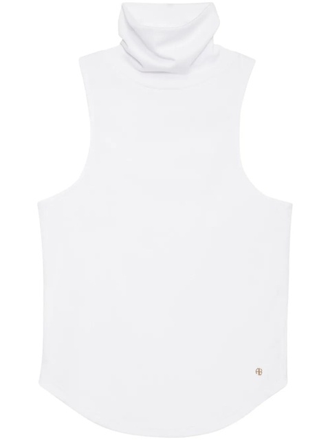 ANINE BING Jennie roll-neck tank top - White - zdjęcie produktu nr 1
