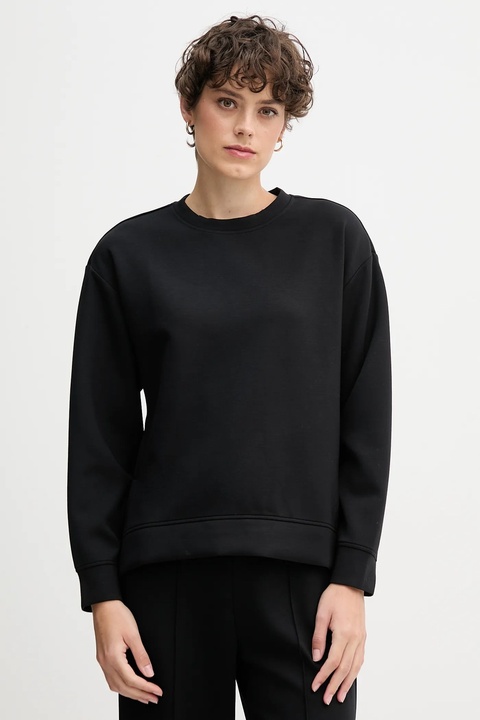 United Colors of Benetton bluza damska kolor czarny gładka 3Y2F3M07M - zdjęcie produktu nr 1