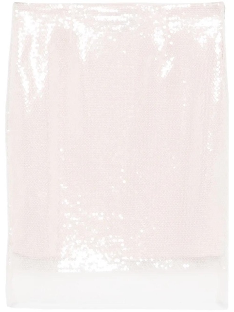 ROTATE BIRGER CHRISTENSEN sequinned mini skirt - Pink - zdjęcie produktu nr 1