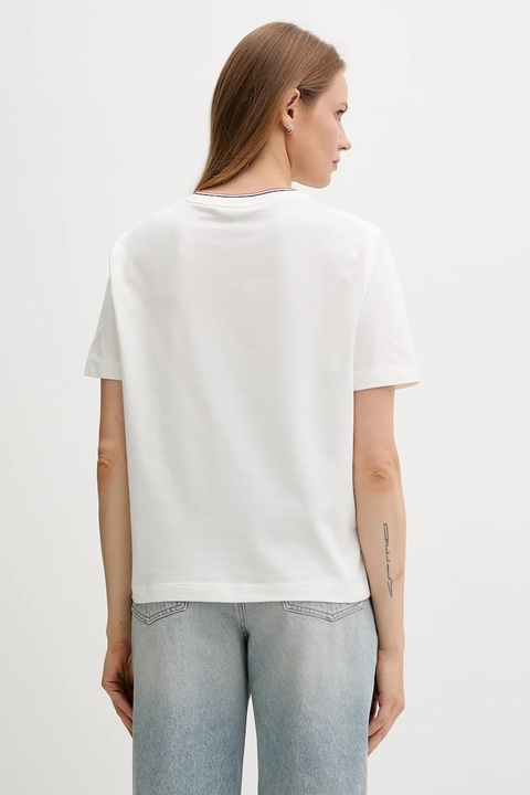 Tommy Hilfiger t-shirt damski kolor biały WW0WW47310 - zdjęcie produktu nr 1