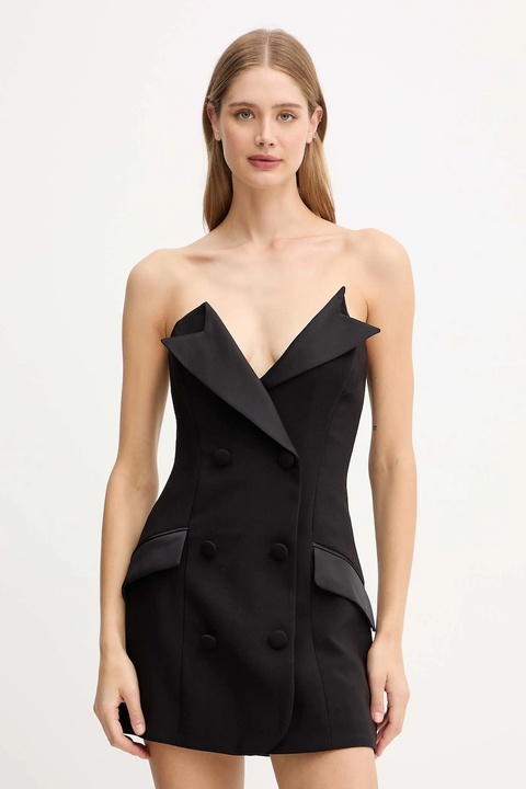 Bardot sukienka kolor czarny mini dopasowana 60070DB - zdjęcie produktu nr 1