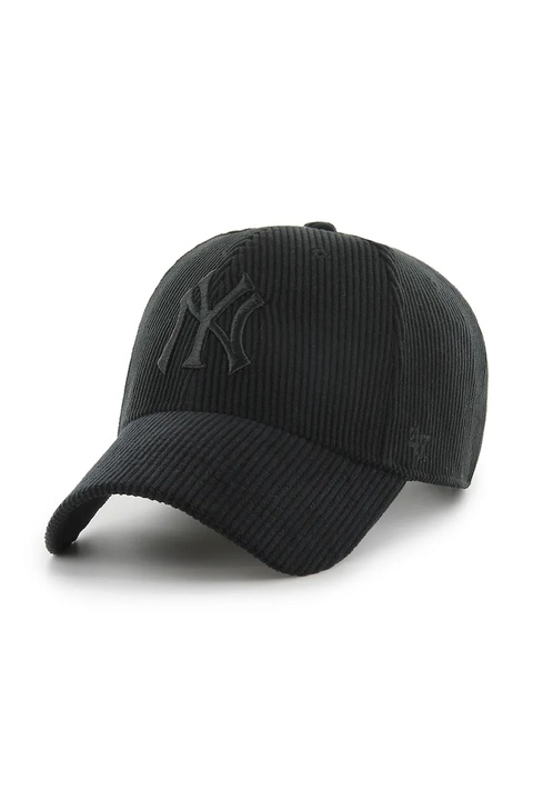 47 brand czapka z daszkiem bawełniana MLB New York Yankees kolor czarny B-THCKM17EWS-BKA - zdjęcie produktu nr 1
