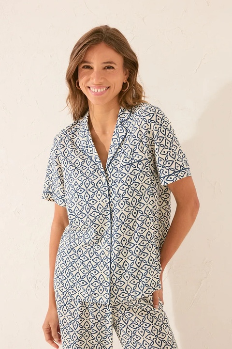 women'secret piżama damska kolor granatowy 4852092 - zdjęcie produktu nr 2