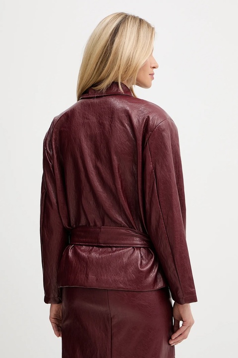 Haveone kurtka kolor bordowy przejściowa JMA-P040 - zdjęcie produktu nr 2