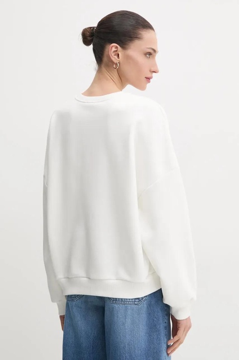 La Mania bluza damska kolor biały z aplikacją URBAN - zdjęcie produktu nr 2