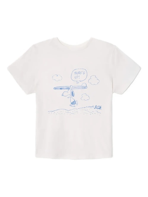 RE/DONE snoopy surf tee - White - zdjęcie produktu nr 1