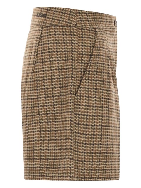 MC2 Saint Barth AYA Pied De Poule houndstooth-pattern shorts - Neutrals - zdjęcie produktu nr 2