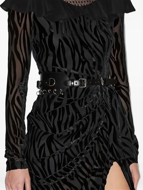ISABEL MARANT leather D-ring chain belt - Black - zdjęcie produktu nr 2