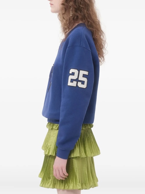 Valentino Garavani embroidered cotton sweatshirt - Blue - zdjęcie produktu nr 2