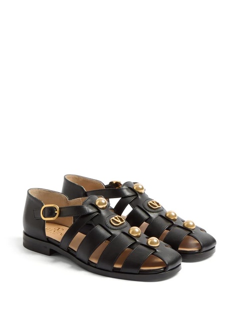 Valentino Garavani 20mm VLogo Signature fisherman sandals - Black - zdjęcie produktu nr 2