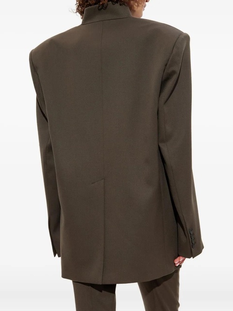 The Attico single-breasted blazer - Brown - zdjęcie produktu nr 2