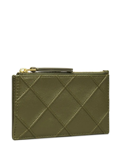 Tory Burch Fleming card holder - Green - zdjęcie produktu nr 1