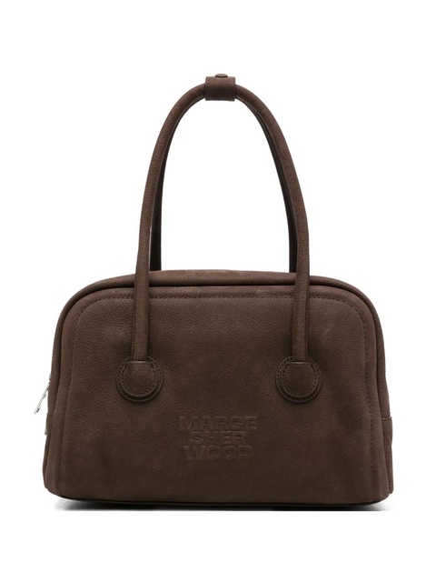 Marge Sherwood embossed-logo top-handle tote bag - Brown - zdjęcie produktu nr 1
