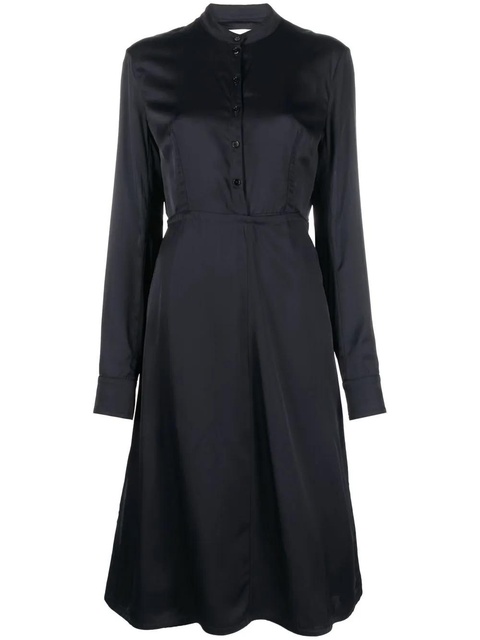 Jil Sander collarless midi dress - Blue - zdjęcie produktu nr 1