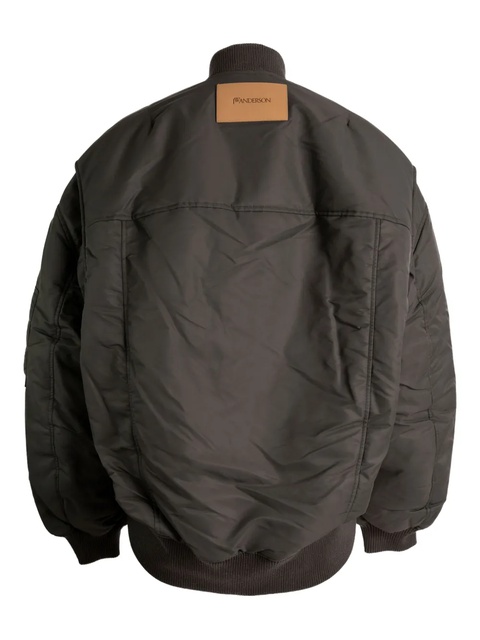 JW Anderson zip-fastening bomber jacket - Grey - zdjęcie produktu nr 2