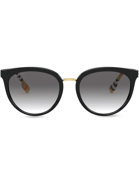 Burberry Eyewear check print sunglasses - Black - zdjęcie produktu nr 1