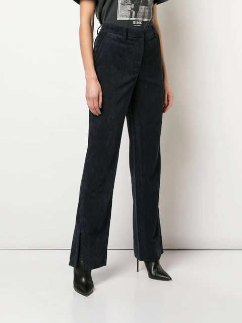 ANINE BING Jocelyn straight-leg trousers - Blue - zdjęcie produktu nr 2