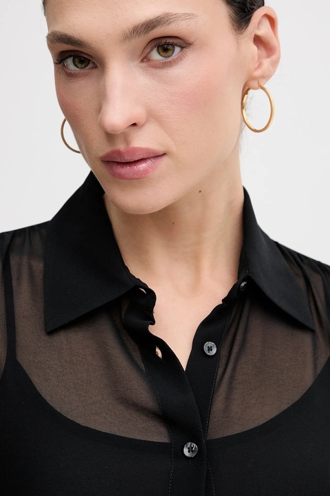 Sisley sukienka kolor czarny 4NOXLV07L - zdjęcie produktu nr 1