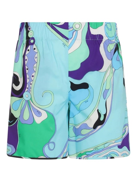 PUCCI Orchidee-print shorts - Blue - zdjęcie produktu nr 1