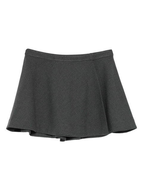 Eleh A-line cotton skirt - Grey - zdjęcie produktu nr 1