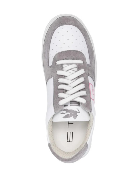 ETRO Pegaso leather sneakers - Grey - zdjęcie produktu nr 2