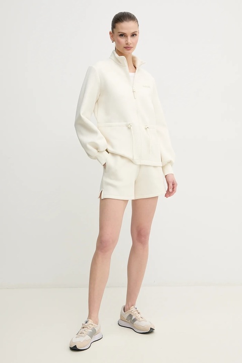 MACKAGE szorty damskie kolor beżowy gładkie medium waist SUMMER.R - zdjęcie produktu nr 2