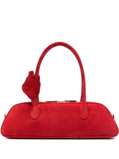Magda Butrym Brigitte Trapeze suede tote bag - Red - zdjęcie produktu nr 1