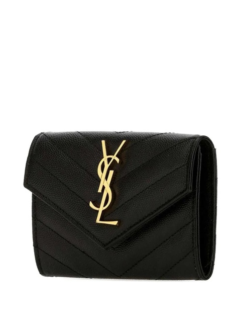 Saint Laurent quilted envelope wallet - Black - zdjęcie produktu nr 2