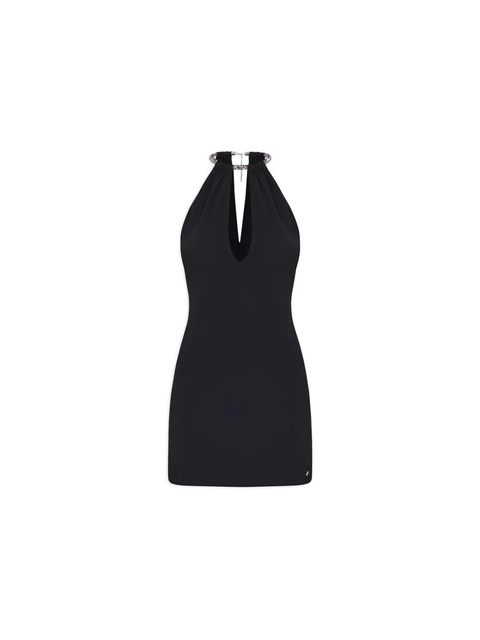 AMIRI rhinestone-embellished mini dress - Black - zdjęcie produktu nr 2