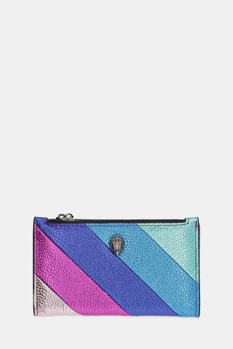 Kurt Geiger London portfel skórzany KENSINGTON damski kolor niebieski 4704169109 - zdjęcie produktu nr 1