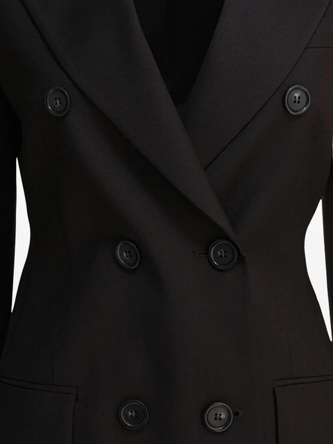Sportmax Adamo double-breasted wool blazer - Brown - zdjęcie produktu nr 2