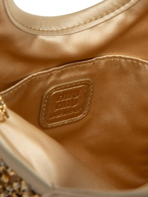 Miu Miu Ivy tote bag - Gold - zdjęcie produktu nr 2