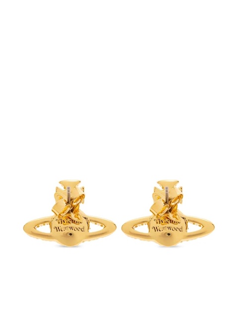 Vivienne Westwood orb crystal earrings - Gold - zdjęcie produktu nr 2