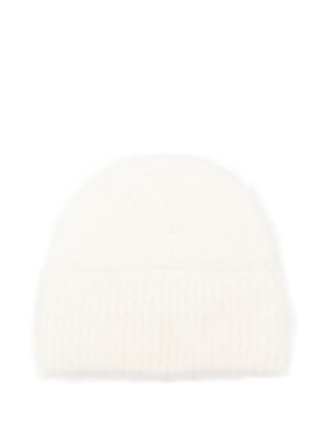 TOTEME knitted beanie hat - Neutrals - zdjęcie produktu nr 1