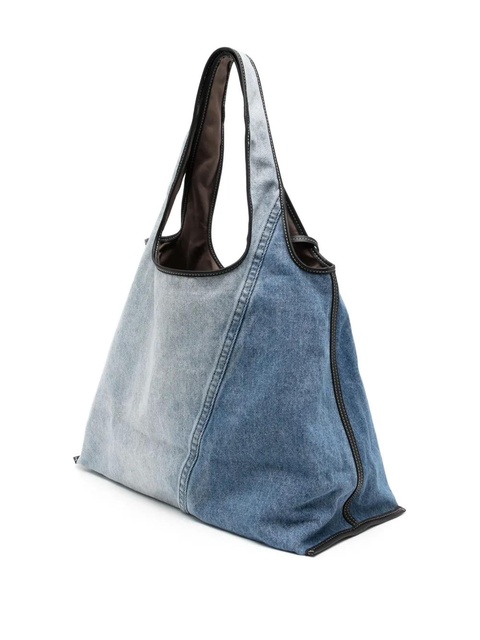 3.1 Phillip Lim Market denim tote bag - Blue - zdjęcie produktu nr 2