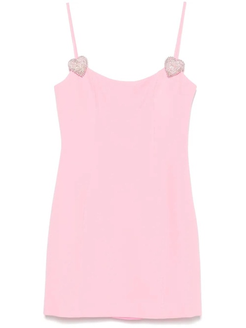 Blumarine rhinestone-detail mini dress - Pink - zdjęcie produktu nr 1