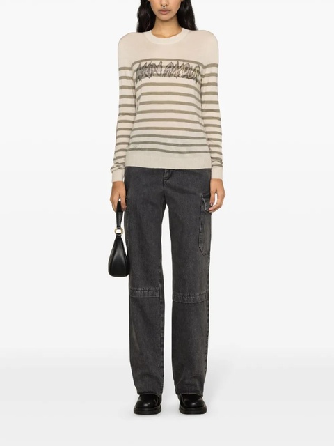 Zadig&Voltaire Mon Amour striped jumper - Neutrals - zdjęcie produktu nr 2